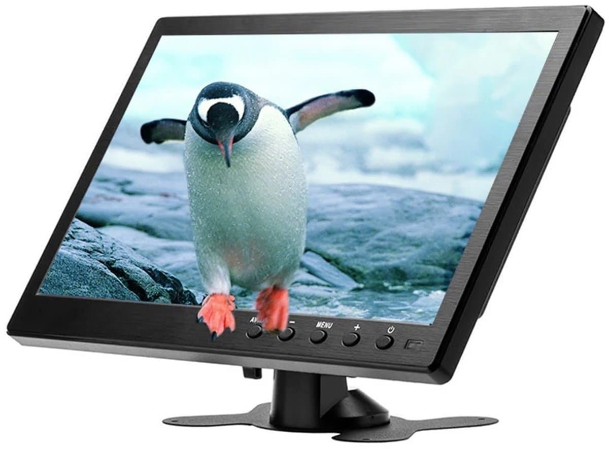 D&A Monitor - PC - Monitor standaard - Monitor gaming - Monitoren - Mini TV - Digitaal scherm - LCD monitor - 10.1 Inch — afbeelding 1