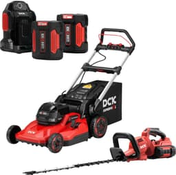 DCK Tools 58V Gazon & Haag Combi Actiebundel - Accu grasmaaier + Heggenschaar met extra 5.0Ah Accu — thumbnail 1