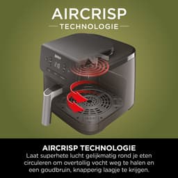 Ninja Airfryer 4,7 liter - Single drawer - Airfryen, Drogen en Opwarmen - Knapperig resultaat, minder vet, lager energieverbruik - AF110EU — thumbnail 2