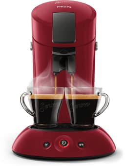 Senseo Original HD6553 Vrijstaand Half automatisch Koffiepadmachine 0.7l Rood — thumbnail 3