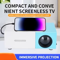 Dailygoods - Cosensi - Dailygoods - Draagbare Projector met 1080p Ondersteuning en Auto Keystone Correctie — thumbnail 4