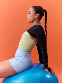 JBL Soundgear Clips - Open ear Oortjes - Oortjes Draadloos - Sport Oordopjes - Bluetooth - Sporten - Hardlopen - 32 uur - Spatwaterdicht - IP54 - Oorclips - Paars — thumbnail 5