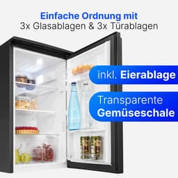 Bomann VS 7255 - Koelkast - Tafelmodel - 87 Liter - LED verlichting - Zwart — thumbnail 4