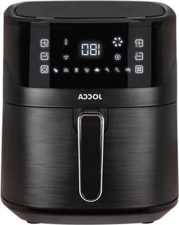 Heteluchtfriteuse - Airfryer Frituurpan - Gezond Koken - Fry Force 360 Graden - 65 Liter - Zwart — thumbnail 1