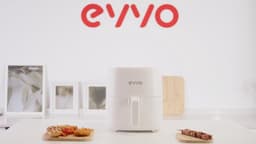 Airfryer Zonder Olie - Heteluchtfriteuse Multifunctioneel - Gezond Koken - Dubbele Cyclone Technologie - 6 Liter - Wit — thumbnail 3