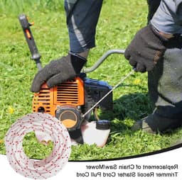Startkoord voor grasmaaier met 4 handvatten, geschikt voor bosmaaiers en kettingzagen, motoronderdelen voor tuinmachines — thumbnail 3