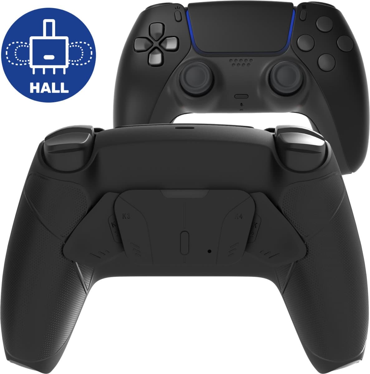 CS eSports Controller voor PS5 / PC – Hall Effect – SCUF – Paddles & Hair Triggers – Master Zwart — afbeelding 1