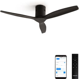 CREATE - Plafondventilator 40W silent 100% hout - S - Geen licht - WIFI - WIND CALM NATURAL WOOD — thumbnail 1