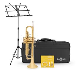Studietrompet, Goud van Gear4music + Beginnerspakket — thumbnail 1