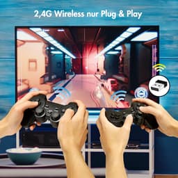 LOGILINK Professional Wireless gaming controller, 2.4 GHz, Windows PC, Android devices, TV boxes, PS3, black — thumbnail 4