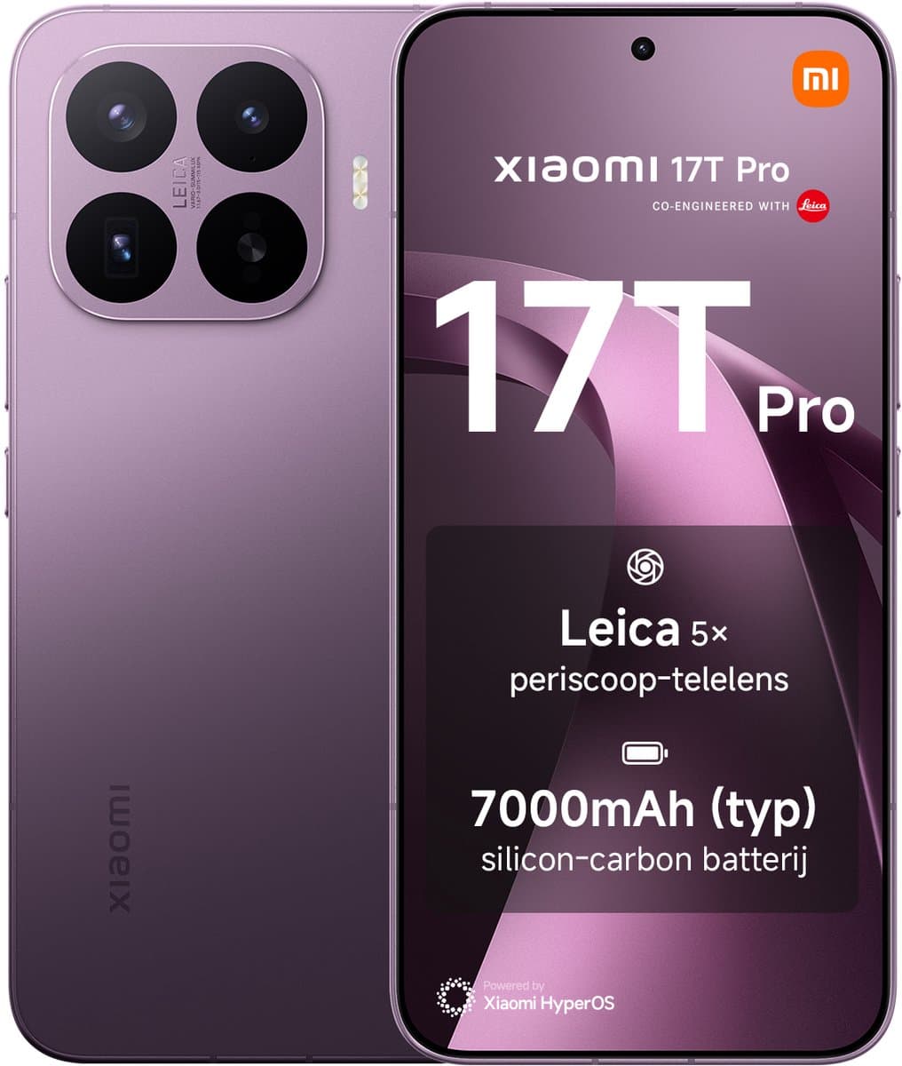 Xiaomi 17T Pro Donker paars 12GB RAM 1024GB ROM — afbeelding 1