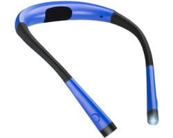 DnA® Neklamp - Neklampje Voor Haakwerk - Neklamp Oplaadbaar - Nekleeslamp - Neklampje - Blauw - 25cm x 19cm x 3cm