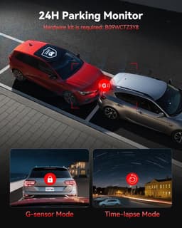 Dashcam auto 4K + 1080P voor en achter - WiFi GPS met nachtzicht, parkeermodus en 170° lens — thumbnail 3