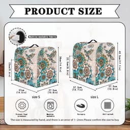 Mixerhoes - Apparaathoes - Keuken Organisatie - Met Voorvakken - Voor 6-8 Liter - Boho Mandala — thumbnail 2