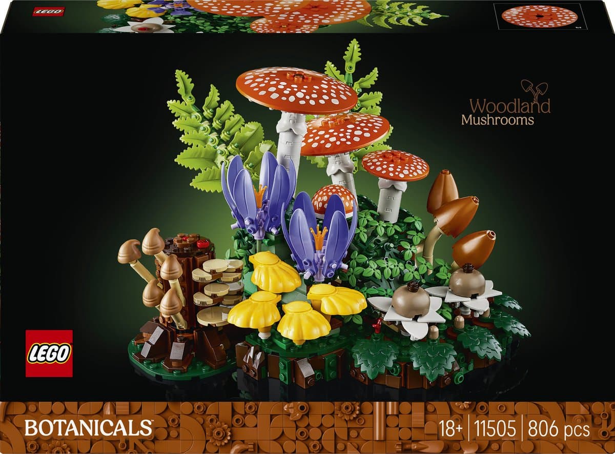LEGO Botanicals - Bospaddenstoelen Constructiespeelgoed — afbeelding 1