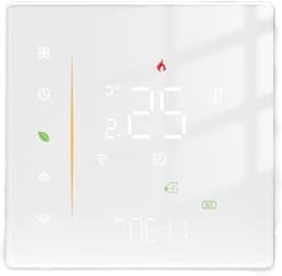 Slimme thermostaat - Kamertemperatuurregelaar - Verwarming regelen - Afstandsbediening - 1 eenheid - Wit — thumbnail 1