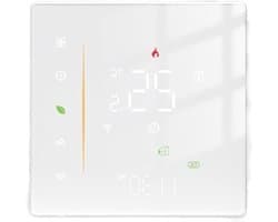 Slimme thermostaat - Kamertemperatuurregelaar - Verwarming regelen - Afstandsbediening - 1 eenheid - Wit