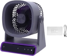 Ventilator - Koeler - Ruimte Koelen - Oplaadbaar - 26x20x15 cm - Wit — thumbnail 4