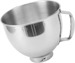 Roestvrijstalen Mengkom - Bakkom Keuken - Grote Porties Maken - Hitte en Vriesbestendig - 5 Liter Capaciteit - Zilverkleurig — thumbnail 4