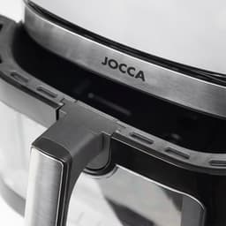 Heteluchtfriteuse - Airfryer Friteuse - Gezond Koken - Grote Capaciteit - 9 Liter - Zwart — thumbnail 2