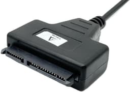 SATA naar USB Adapter - Externe Harde Schijf - Data Overzetten - Dubbele USB Poorten - 25 cm - Zwart — thumbnail 2