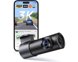 70mai Dashcam M310 Plus 2K, 1440P dashcam auto, wifi, nachtzicht, bewegingsdetectie, time-lapse-opname, WDR, loop-opname, parkeermodus, wifi, app, max. 256 GB