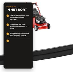 Dailygoods - 2 Stuks Grasmaaier Aandrijfriemen 22431-VK7-750 voor Honda — thumbnail 2