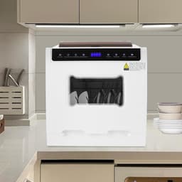 Mini Vaatwasser - Compacte Vaatwasser - Kleine Keuken - Verschillende Wasprogramma's - 46 cm - Wit — thumbnail 3