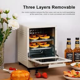 Mini Oven Air Fryer aanrecht 15L met instelbare temperatuur en timer — thumbnail 4