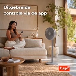 Evolar Smart Ventilator Staand - 18W - Statiefventilator - WiFi - App & Afstandsbediening - EVO-SF18GW — thumbnail 4