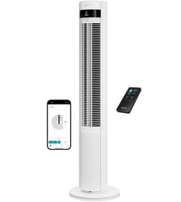 Duux Elevate Smart – Stille Torenventilator met Ionisator – 26 Snelheden & Slaapmodus - Wit — thumbnail 1