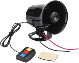 Elektrische motorsirene, 12V 30W, geschikt voor auto- en motoralarmen en waarschuwingen, met 3 luide tonen. — thumbnail 1