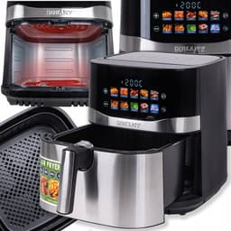 SOKANY SK-10095 Digitale Airfryer XXL - 10 Liter - 2200W - Dubbel Verwarmingselement (Boven & Onder) - LED Touchscreen - 80-200°C - Gezond Frituren zonder Olie — thumbnail 1