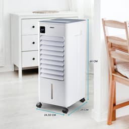 PRIMO PR582AC 3-in-1 Mobiele Aircooler - Luchtkoeler, Ventilator & Luchtbevochtiger - Watergekoelde Luchtcirculatie - 7L - Wit — thumbnail 5