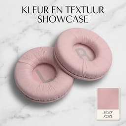 Oorkussens geschikt voor JBL Tune 500 560 590 500BT Earpads vervanging Rose — thumbnail 3