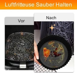 Siliconen vormen voor heteluchtfriteuse - 2 stuks - herbruikbaar - geschikt voor 8 liter - airfryer accessoires — thumbnail 7