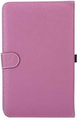 Draagbaar Bluetooth-toetsenbord met telefoonhouder, 7 inch draadloos toetsenbord, ultra dun met PU leren hoes voor 4.5-6.8 inch display telefoons (paars) — thumbnail 2