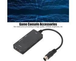 Saturn Converter Saturn Naar Hdmi Tv Abs Zwart Game Console Converter Drive Lossless Voor Ss Naar Hd Multimedia Interface Adapter Voor Hdtv
