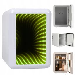 Mini Koelkast - Cosmetische Koelkast - Skincare Fridge - 4L - 12V/220V Koel & Warm - LED 7-kleuren & Spiegeltouchscreen - Stil 25dB - Voor Thuis, Auto & Huidverzorging — thumbnail 9