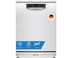 Bosch SMS26AW01F - Serie 2 - Vaatwasser - Vrijstaande vaatwasser - 60 cm - Wit - Extra Droog: optie voor extra grondige droogresultaten