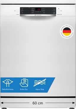 Bosch SMS26AW01F - Serie 2 - Vaatwasser - Vrijstaande vaatwasser - 60 cm - Wit - Extra Droog: optie voor extra grondige droogresultaten — thumbnail 1