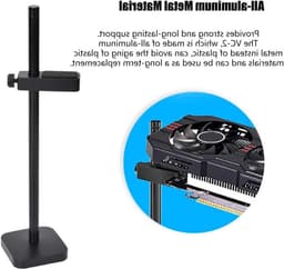 GPU Ondersteuning Beugel voor Grafische Kaarten - Aluminium VC-2, Anodisch Gepolijst, Stevige Video Kaart Houder voor Gaming en Creatieve Toepassingen — thumbnail 4