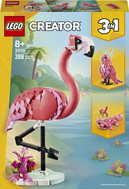 Lego Creator 3in1 31170 Wilde Dieren: Roze Flamingo Bouwstenen — thumbnail 1