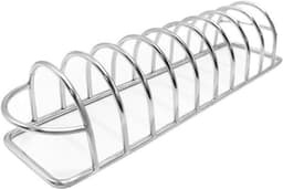 Rib Rack Grill, Large Bbq Rack, 8.66-Inch Compact Stainless Steel Non-Stick Frame, Cooking Tool for Outdoor Air Fryer Picnic Lawn Garden Use, Meal Prep, Events, or Weekend — thumbnail 9