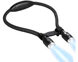 DnA® Neklamp - Neklampje Voor Haakwerk - Neklamp Oplaadbaar - Nekleeslamp - Neklampje - Zwart - 15cm x 10cm x 6cm