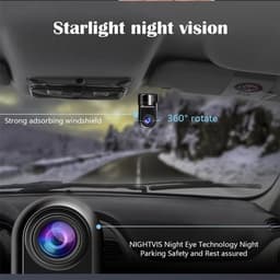 Mini Dashcam - Auto Camera - Veilig Rijden - 360 Graden Rotatie - 6.5 x 3.2 x 1 cm - Zwart — thumbnail 4