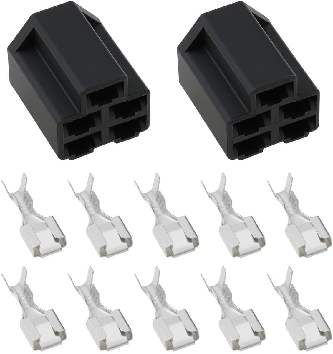 Dailygoods- Ontstekingssleutel set 2 stuks - Connector voor grasmaaier - 5-pins schakelaar - Compatibel met John Deere - Vervangt beschadigde componenten - Zorgt voor stabiele aansluiting — afbeelding 1