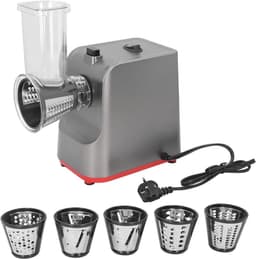 Elektrische Kaasrasp - Keukenmachine Salade Maker - Snel Groenten Snijden - 5 Roestvrijstalen Messen — thumbnail 1