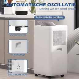 Sogiol - Mobiele Airco - Draagbare Airconditioner - 5-in-1 Koelen ontvochtigen ventilator slaapstand en automatische - 12000 BTU - voor 35 m² - met Afstandsbediening — thumbnail 5