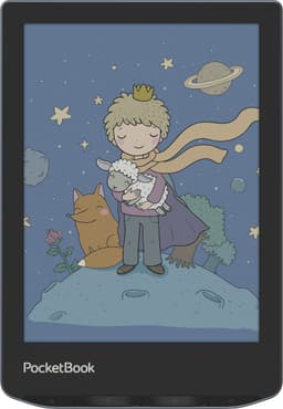 PocketBook Verse Pro Color - Stormy Sea + Transparant Paars PocketBook hoesje — thumbnail 3